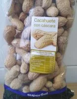 Mängden socker i Cacahuete con cáscara