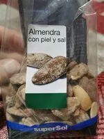 Mängden socker i Almendra con piel y sal