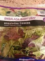 Mängden socker i Ensalada baby leaf