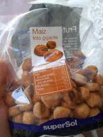 Mängden socker i Maíz frito gigante