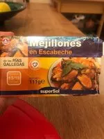 Mängden socker i Mejillones en escabeche