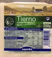 Mängden socker i Queso de mezcla tierno