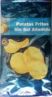 Mängden socker i Patatas fritas sin sal añadida