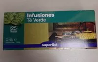 Mängden socker i Infusiones té verde