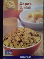 Mängden socker i Copos de maíz