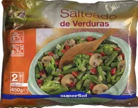 Mängden socker i Salteado de verduras congelado