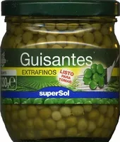 Mängden socker i Guisantes extrafinos