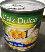 Mängden socker i Maíz dulce en grano