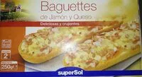 Mängden socker i Baguettes de Jamon y queso