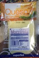 Mängden socker i Queso mozarella lonchas