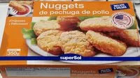 Mängden socker i Nuggets de pechuga de pollo