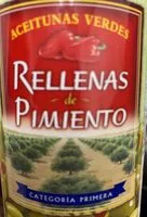 Mängden socker i Aceitunas verdes rellenas de pimiento