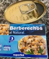 Mängden socker i Berberechos al natural
