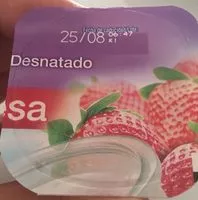 Mängden socker i Yogur desnatado