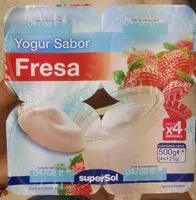 Mängden socker i Yogurt de fresa