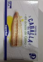 Mängden socker i Filetes de caballa del sur en aceite de oliva