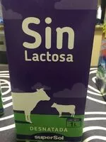 Mängden socker i Leche sin lactosa desnatada