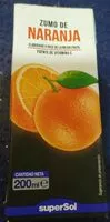 Mängden socker i Zumo de naranja 200ml