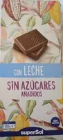 Mängden socker i Chocolate con leche sin azúcares añadidos