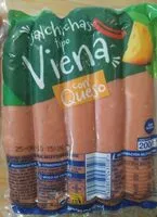 Mängden socker i Salchichas tipo Viena con queso