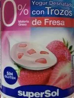 Mängden socker i Yogur desnatado con trozos