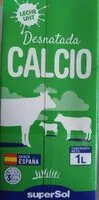 Mängden socker i Leche Desnatada Calcio