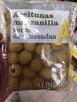 Mängden socker i Aceitunas manzanilla verdes deshuesadas