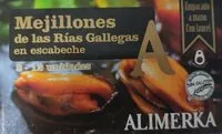 Mängden socker i Mejillones de las rías gallegas en escabeche