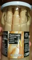Mängden socker i Espárragos blancos extra calibre muy grueso