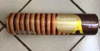 Mängden socker i Galletas rellenas de chocolate