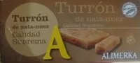 Mängden socker i Turrón de nata nuez