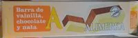 Mängden socker i Barra de vainilla chocolate y nata