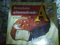 Mängden socker i Bombón almendrado