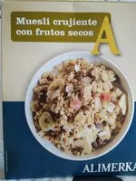 Mängden socker i Muesli crujiente con frutos secos