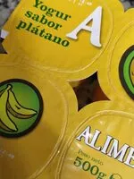 Mängden socker i Yogur sabor plátano