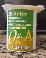 Mängden socker i Biactiv cremoso desnatado con manzana y cereales