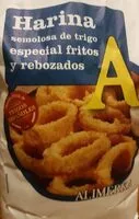 Mängden socker i Harina semolosa de trigo especial fritos y rebozados