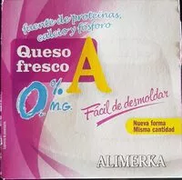 Mängden socker i Queso fresco 0%