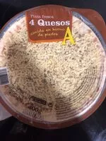 Mängden socker i Pizza fresca 4 quesos