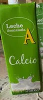 Mängden socker i Leche desnatada calcio