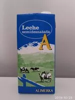 Mängden socker i Leche semidesnatada