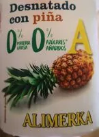 Mängden socker i Yogur desnatado con piña
