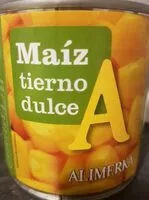 Mängden socker i Maíz tierno dulce