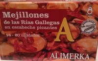 Mängden socker i Mejillones de las rías gallegas en escabeche picantes