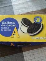Mängden socker i Galleta de cacao rellena de crema
