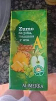 Mängden socker i Zumo de piña, manzana y uva