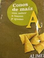 Mängden socker i Conos de maiz con sabor a bacon y queso