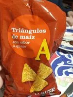 Mängden socker i Triángulos de maíz sabor queso