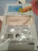 Mängden socker i Pechuga de pollo finas lonchas