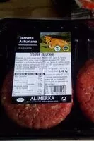 Mängden socker i Burger meat ternera asturiana